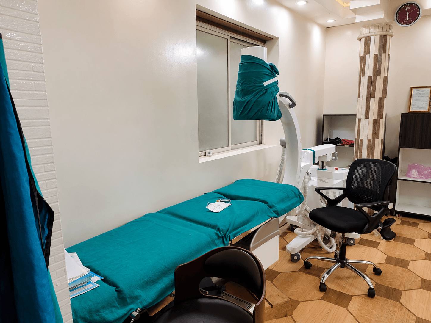 Operation theatre equipment at Dubey Nursing Home