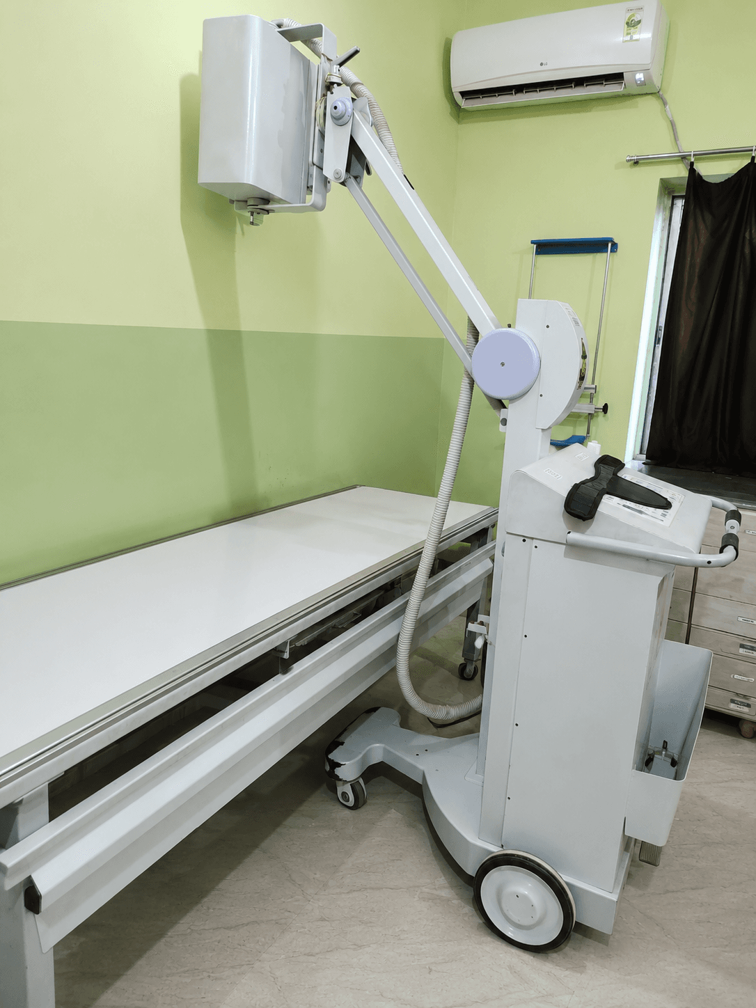 Digital X-ray room at Dubey Nursing Home